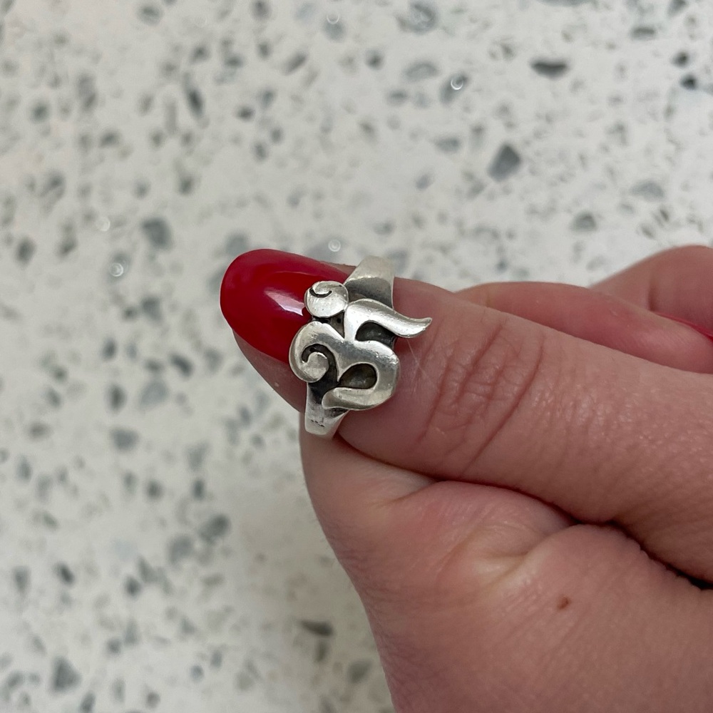 OM/Namaste Symbol Ring sz 7